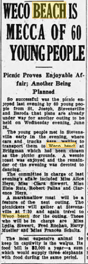 Weko Beach Pavillion - JUNE 1929 ARTICLE